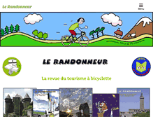 Tablet Screenshot of le-randonneur.net